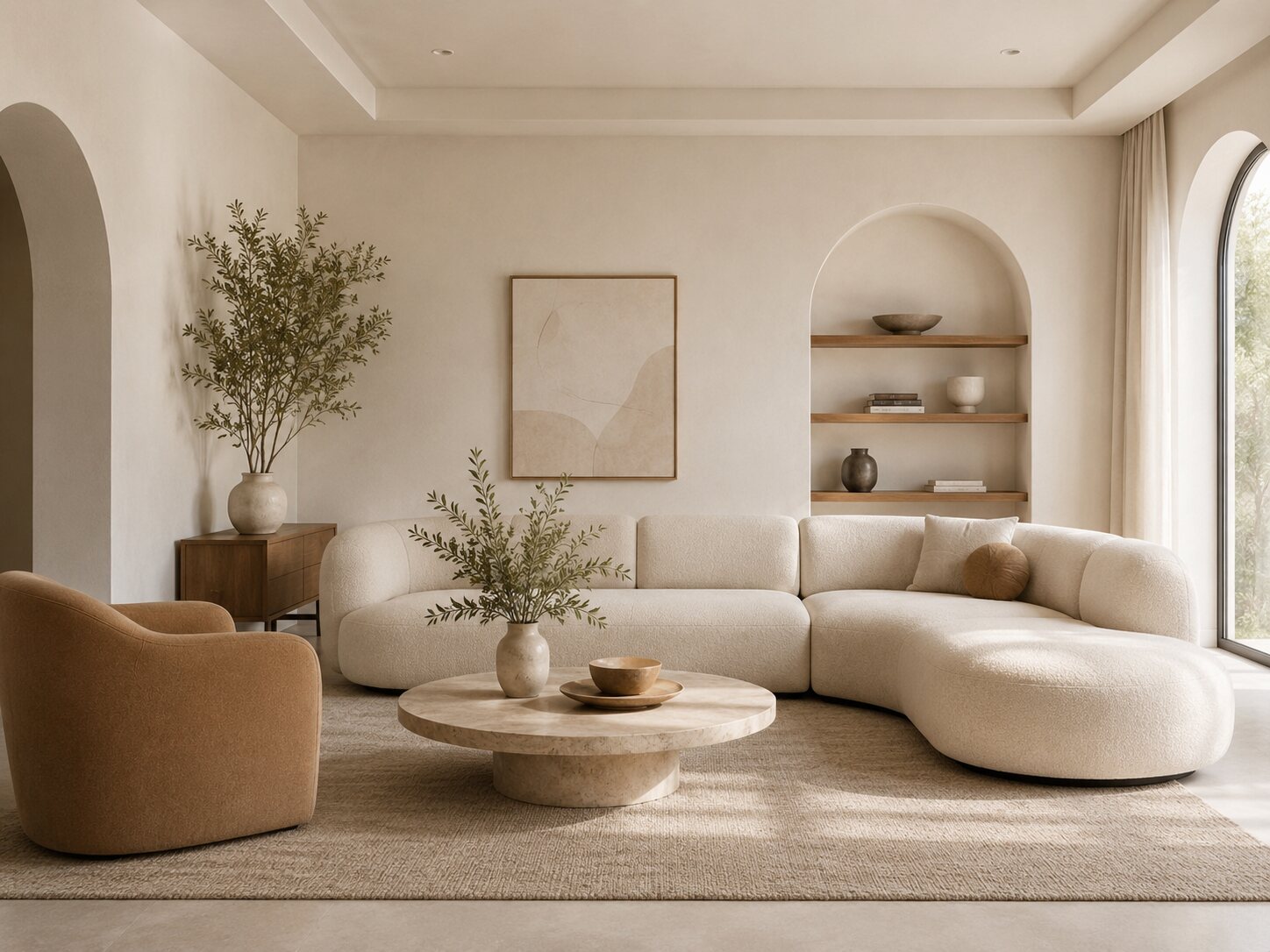 Modern minimal living room